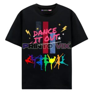 Dance it out graphic for t-shirt by www.printovix.com