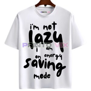 white t-shirt with the text graphics, www.Printovix.com