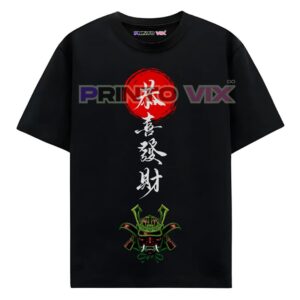Japanese text graphic for t-shirt Black by www.printovix.com