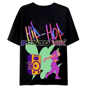 HIP HOP graphic for t-shirt Black by www.printovix.com