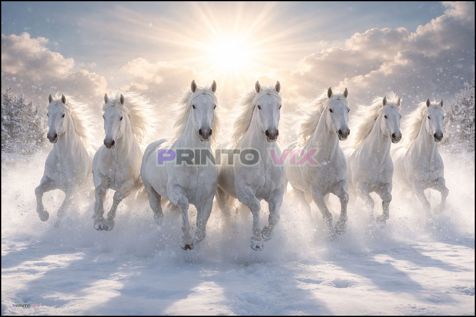 Seven Horses-www.printovix.com - PrintoVix Seven Horses-www.printovix.com