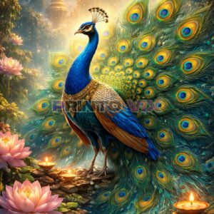 Peacock image for prosperity -www.printovix.com